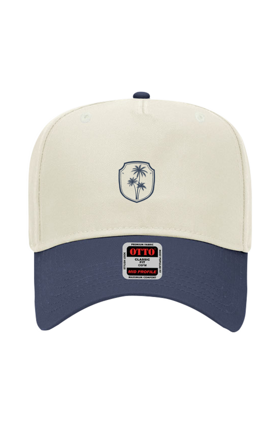 Savage Peach Crest Hat | The Standard Collection | Natural/Navy