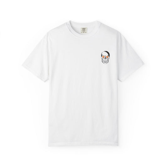 Best Seller 90 Savage Peach Skull Graphic Heavy Cotton Tee