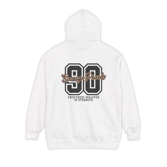 Fav Savage Peach 90s Unisex Heavy Blend Hoodie