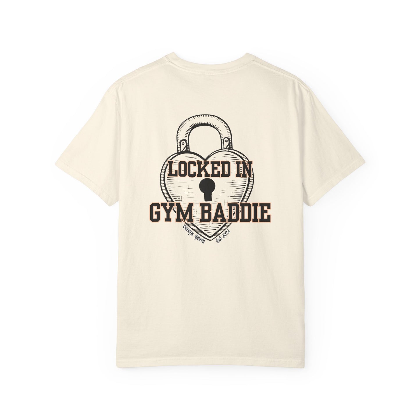 Best Seller Locked In Gym Baddie Heavy Cotton Tee