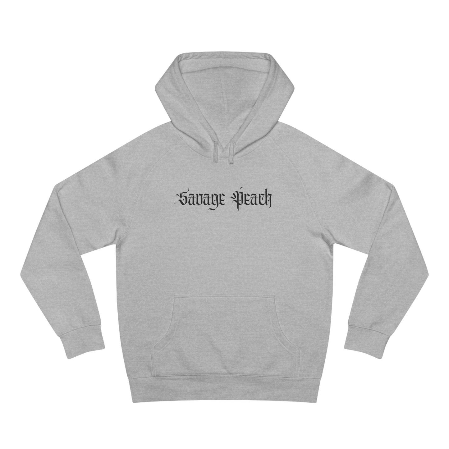 Faith-Inspired Unisex Heavy Blend Hoodie - Savage Peach and Warrior Prayer Design