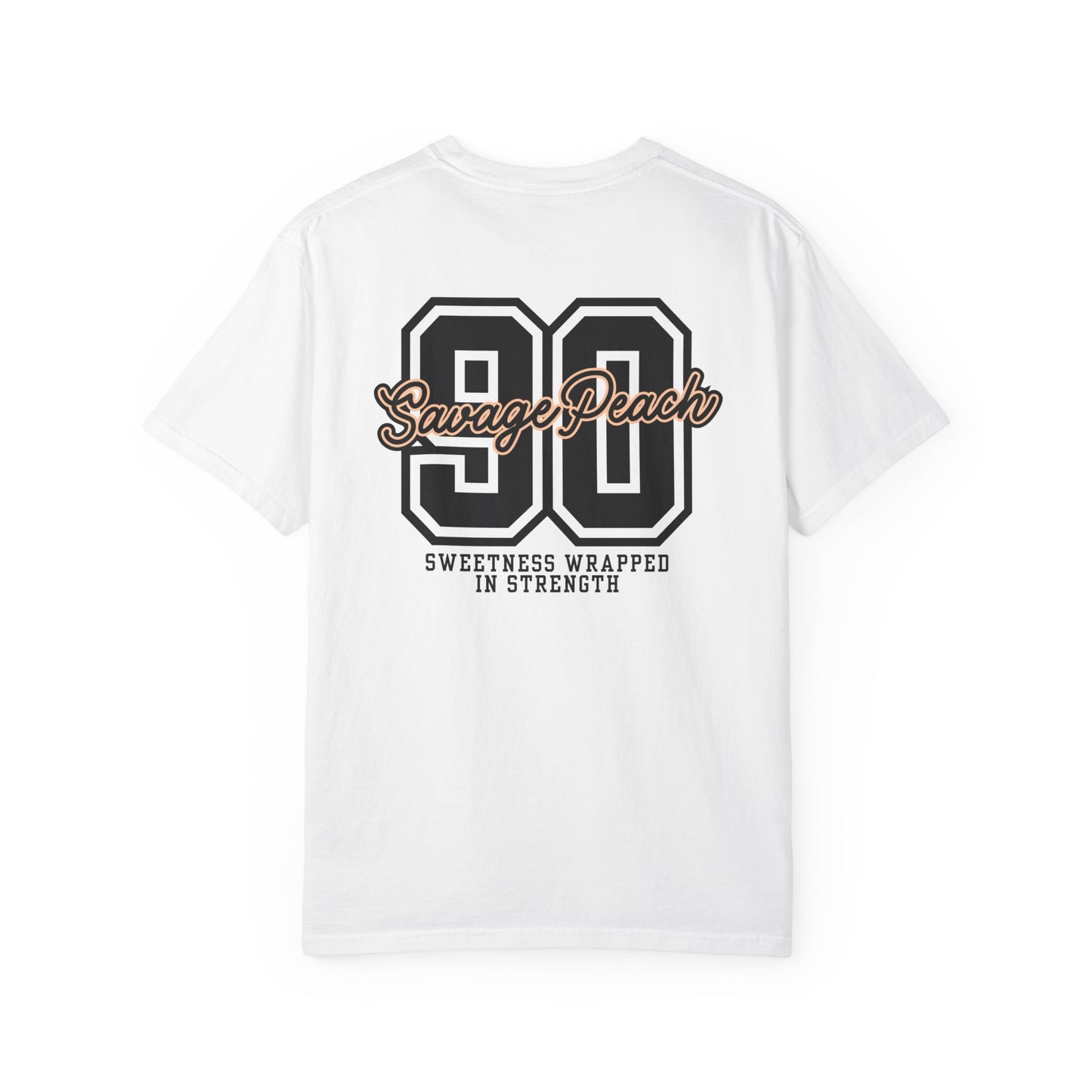 Best Seller 90 Savage Peach Skull Graphic Heavy Cotton Tee