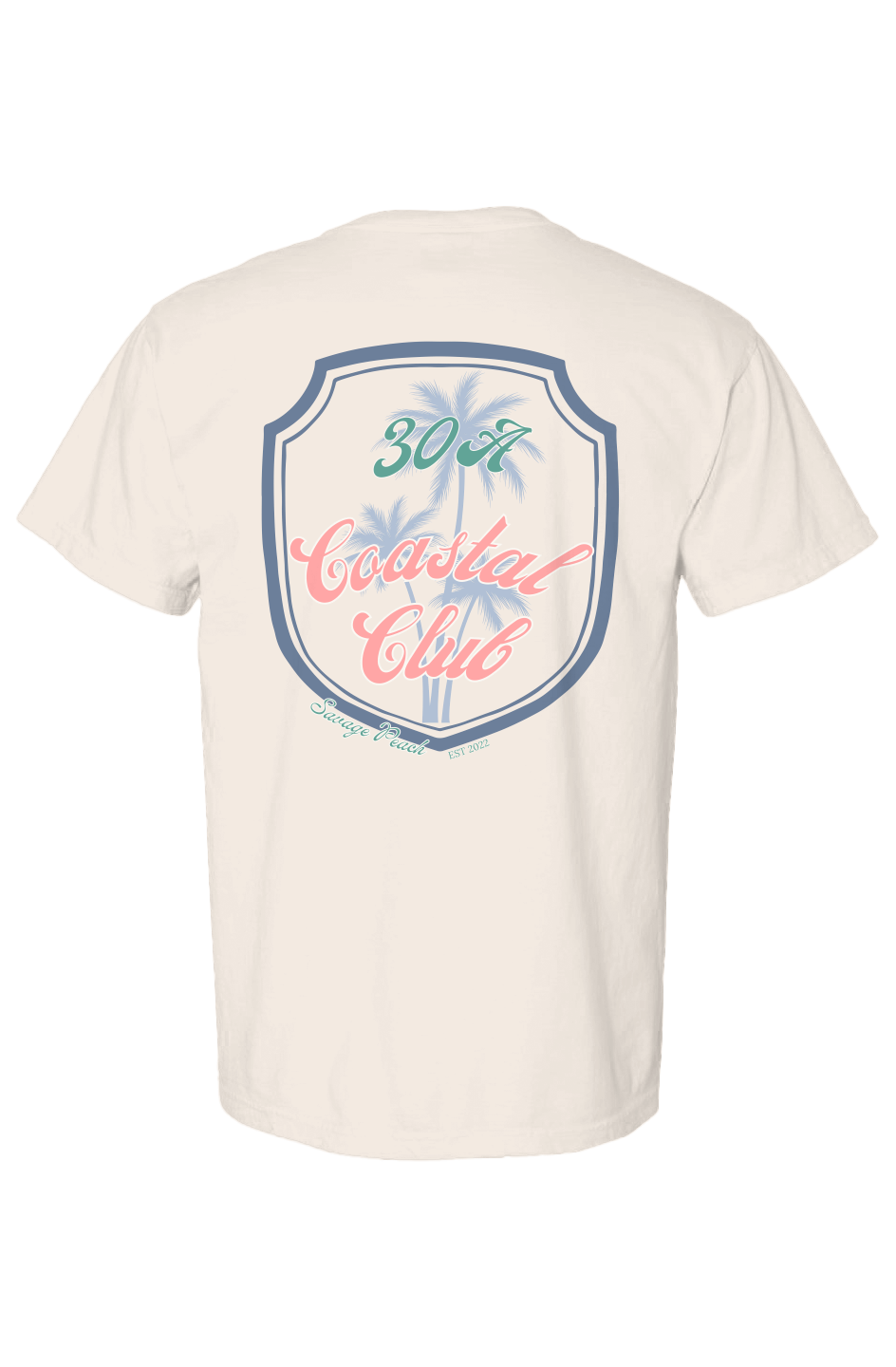 30A Coastal Club Graphic Tee | Savage Peach