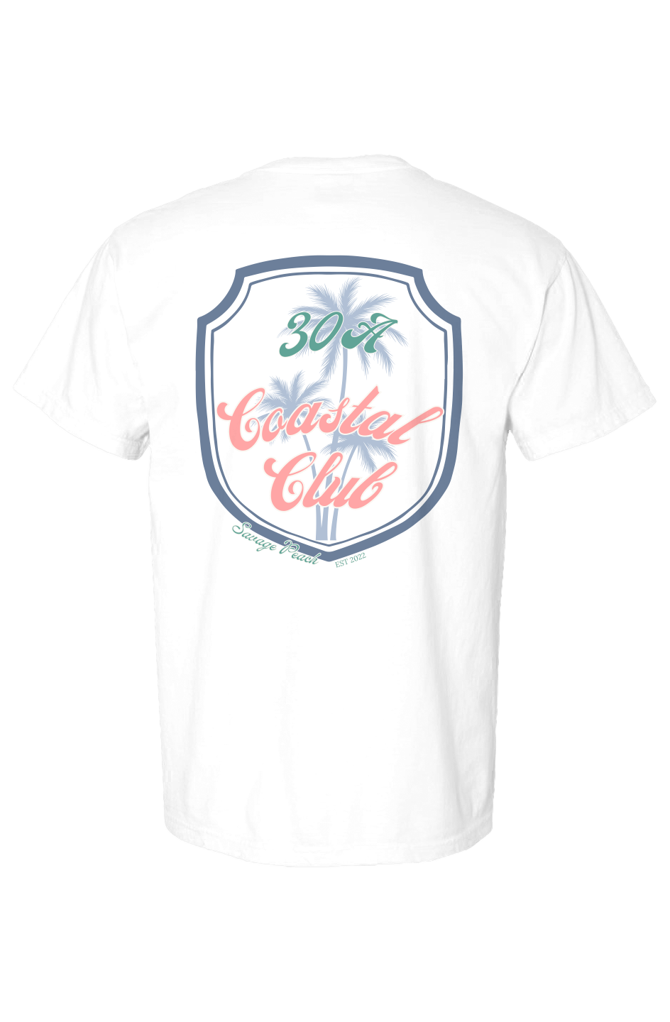 30A Coastal Club Graphic Tee | Savage Peach