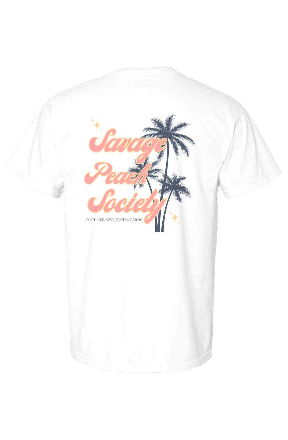 Savage Peach Society Graphic Tee | Soft Life Collection
