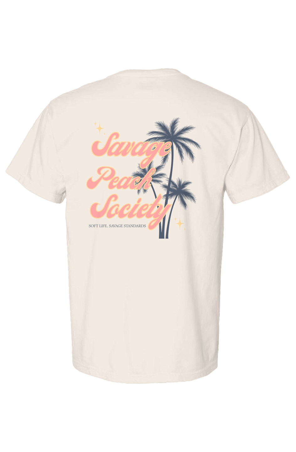 Savage Peach Society Graphic Tee | Soft Life Collection