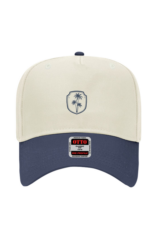 Savage Peach Crest Hat | The Standard Collection | Natural/Navy