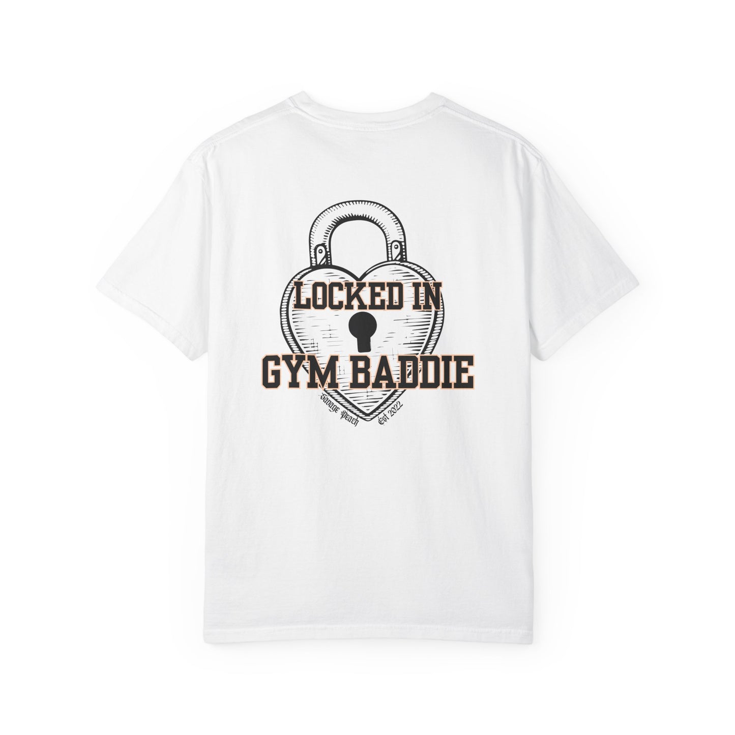 Best Seller Locked In Gym Baddie Heavy Cotton Tee