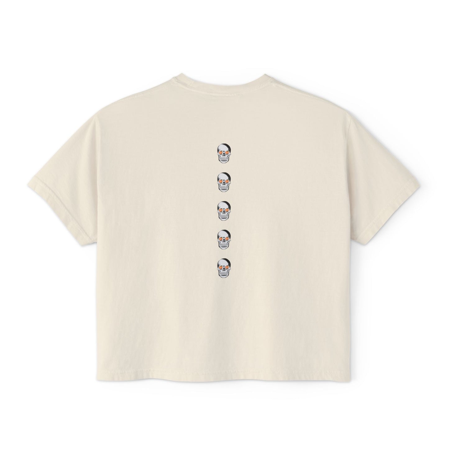 Savage Peach Women's Boxy Tee - Trendy and Comfortable Cropped Shirt