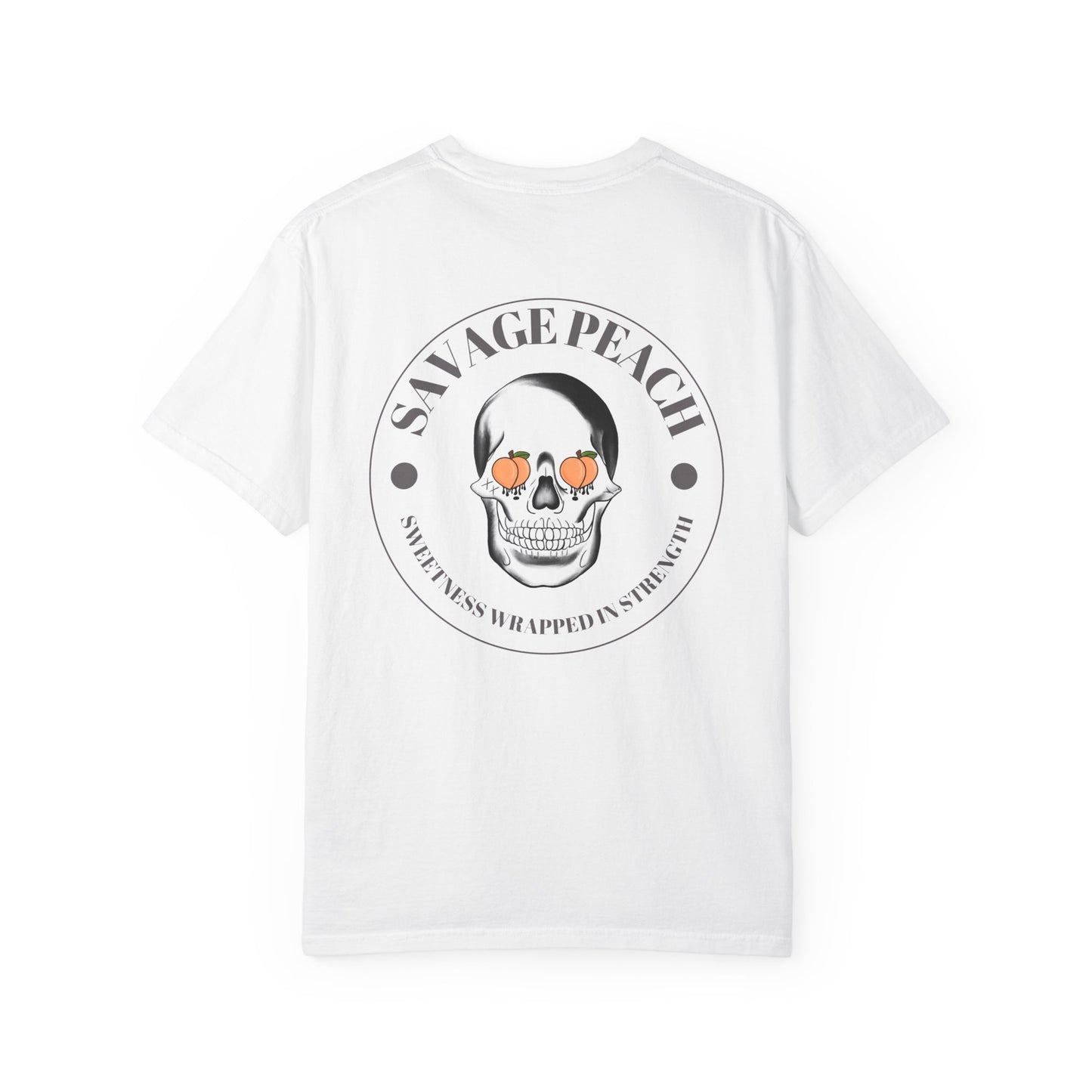 Savage Peach Circle Heavy Cotton Tee